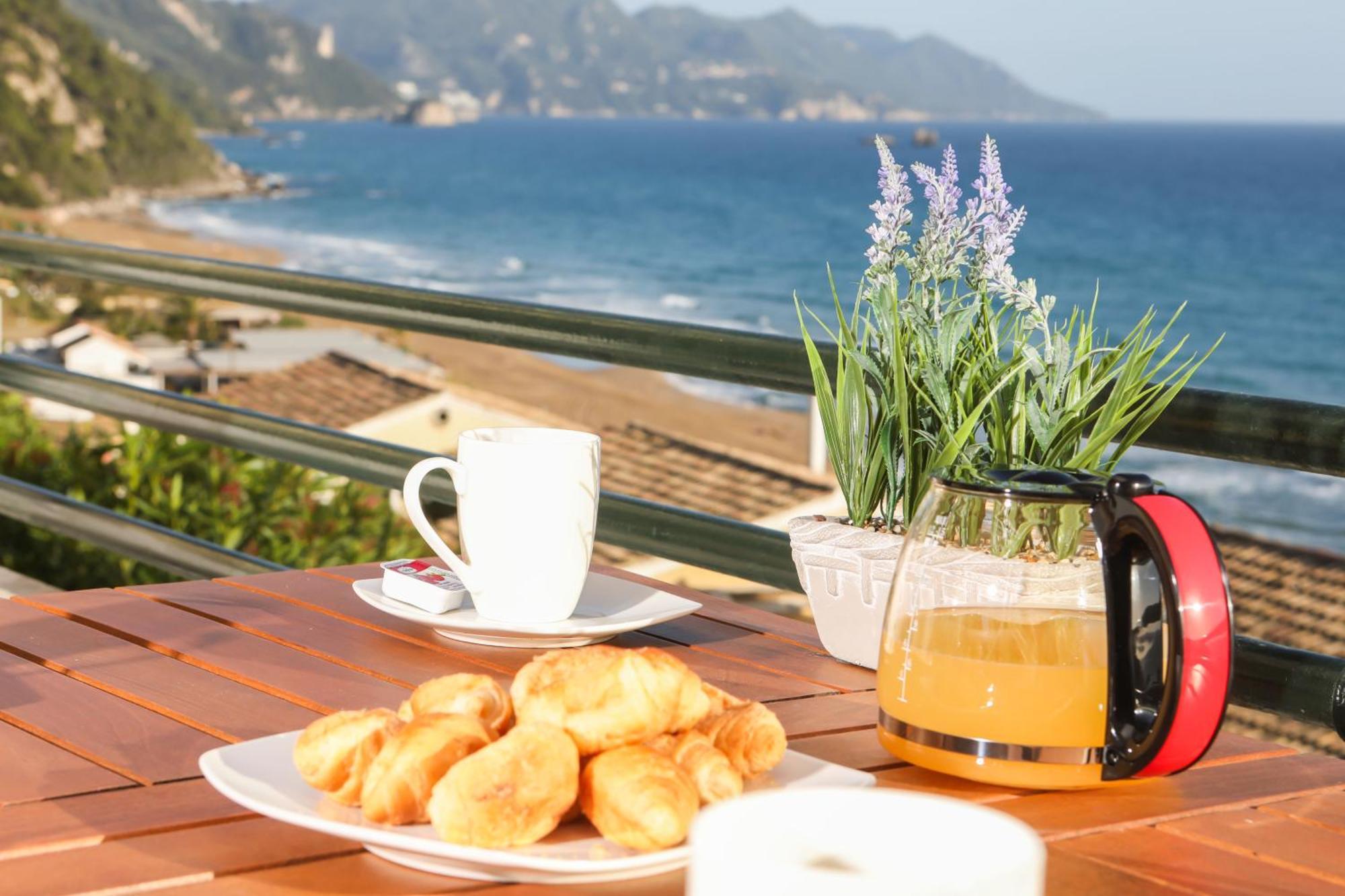 Grammhouse Corfu - Glyfada Beach Bagian luar foto