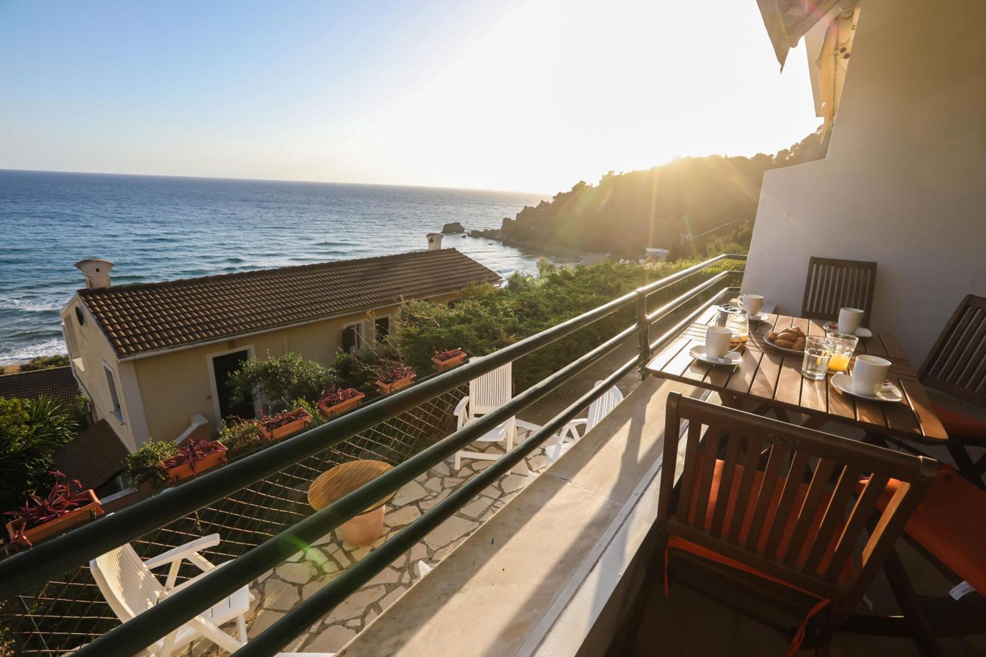Grammhouse Corfu - Glyfada Beach Bagian luar foto