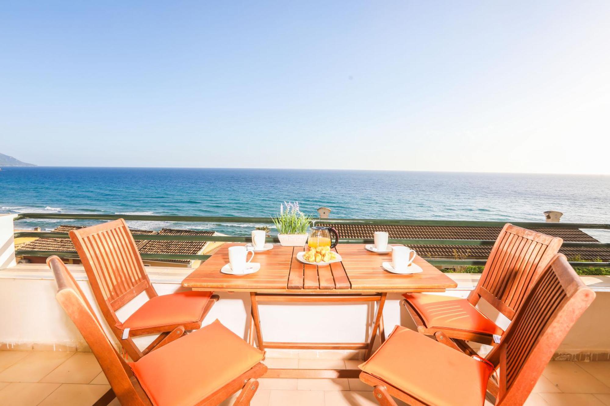 Grammhouse Corfu - Glyfada Beach Bagian luar foto